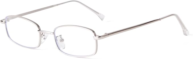 BudgetGlasses Y2K Silver – view 3