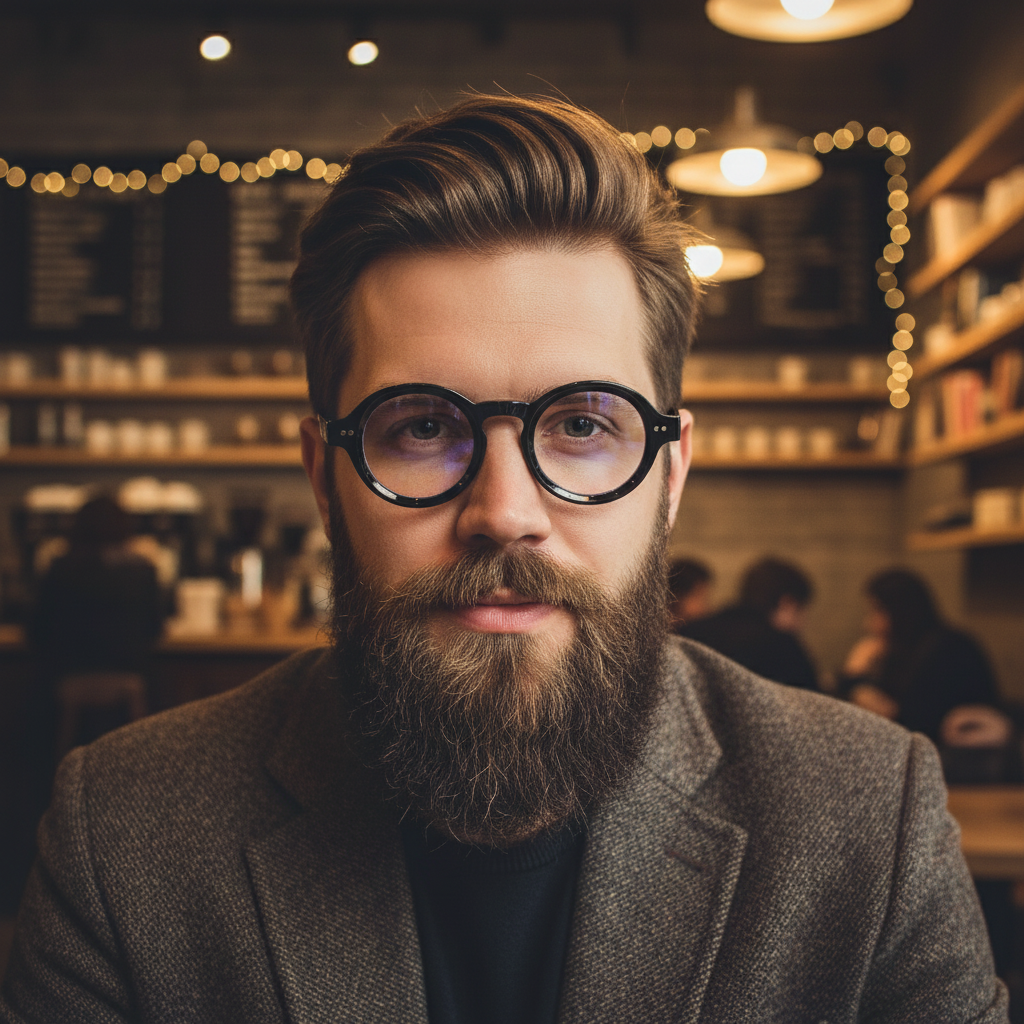 BudgetGlasses Amelie Black – view 4