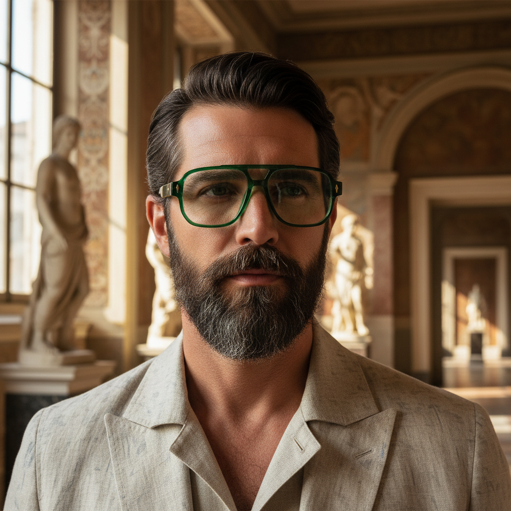 BudgetGlasses Pausini Green – view 2