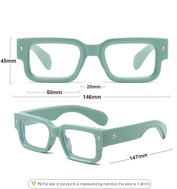 BudgetGlasses Firenze Mint Green – view 6