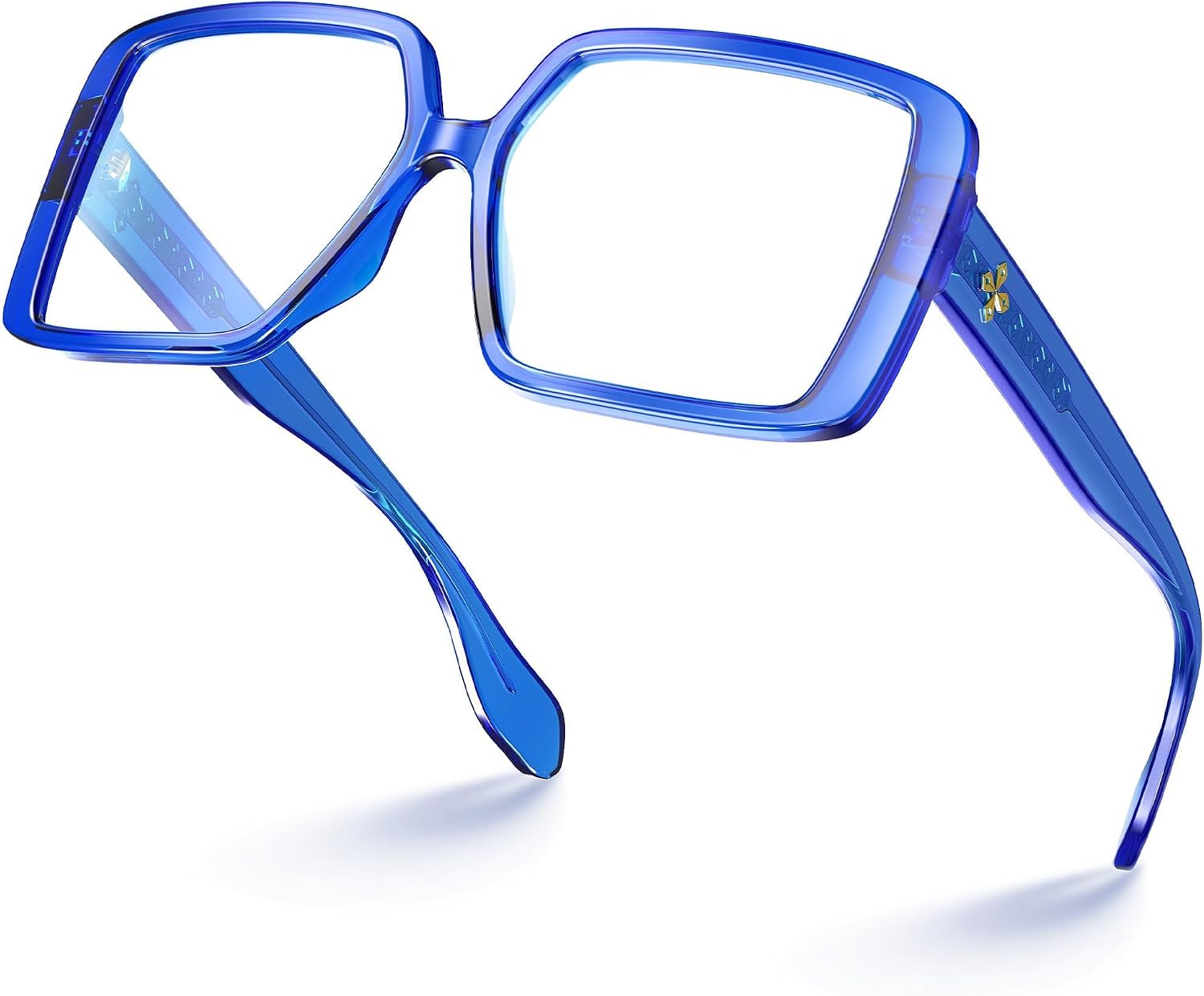 BudgetGlasses Harvard Women's Blue – view 3