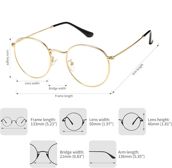 BudgetGlasses Vienna Gold – view 5