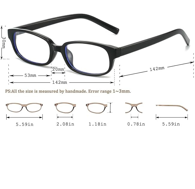 BudgetGlasses Bordeaux Women's Black – view 5