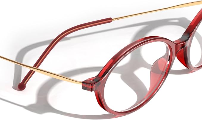BudgetGlasses Olivia Burgundy Red – view 4