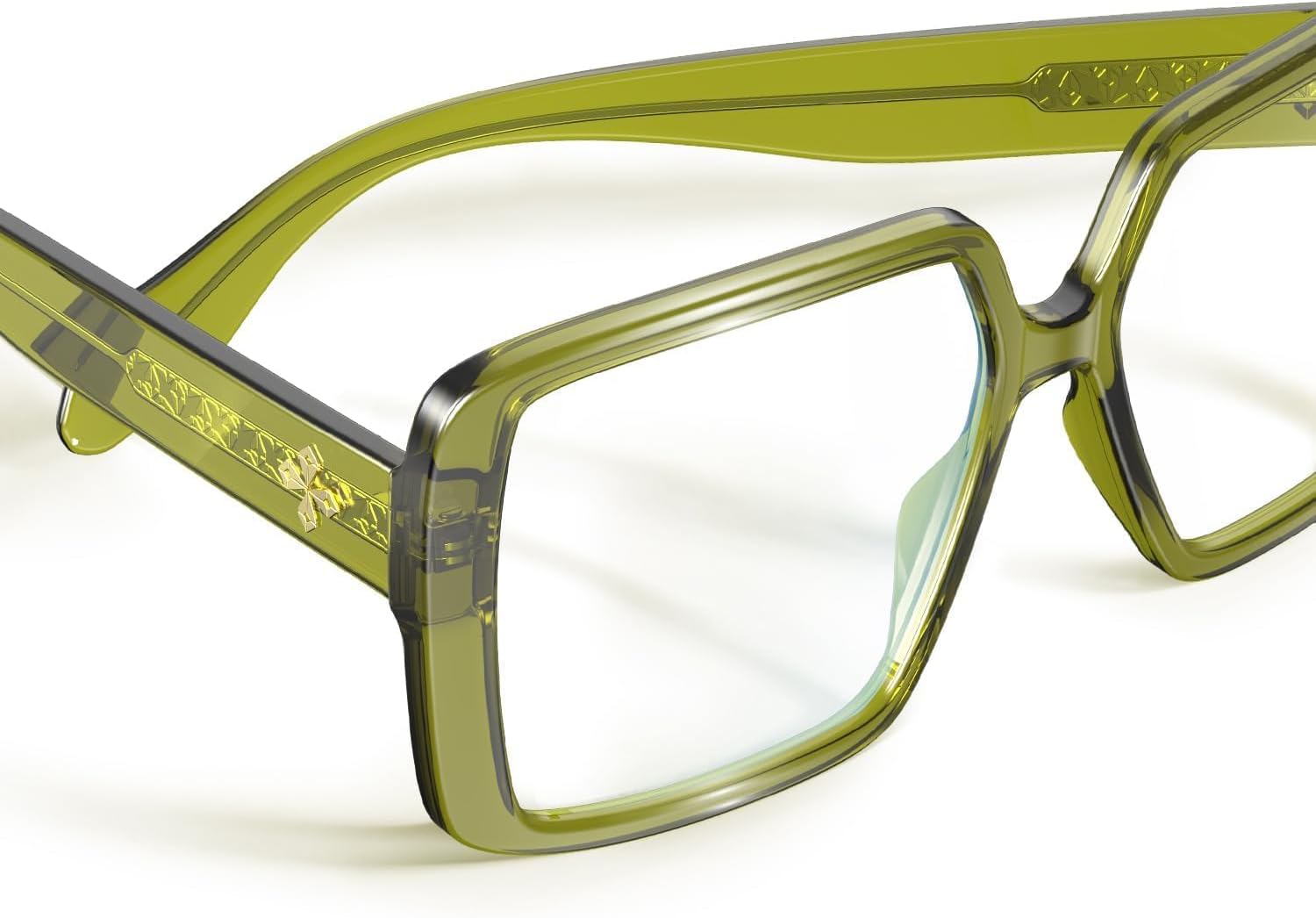 BudgetGlasses Harvard Women's Green – view 3