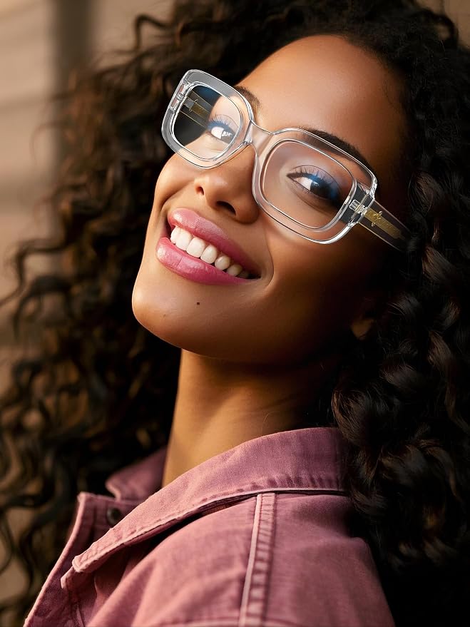 BudgetGlasses Antoinette Clear – view 2