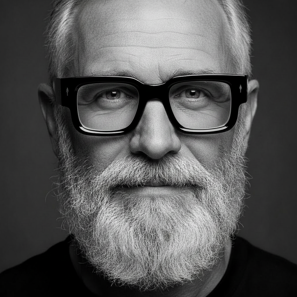 Firenze Black geometric square prescription glasses, view 5