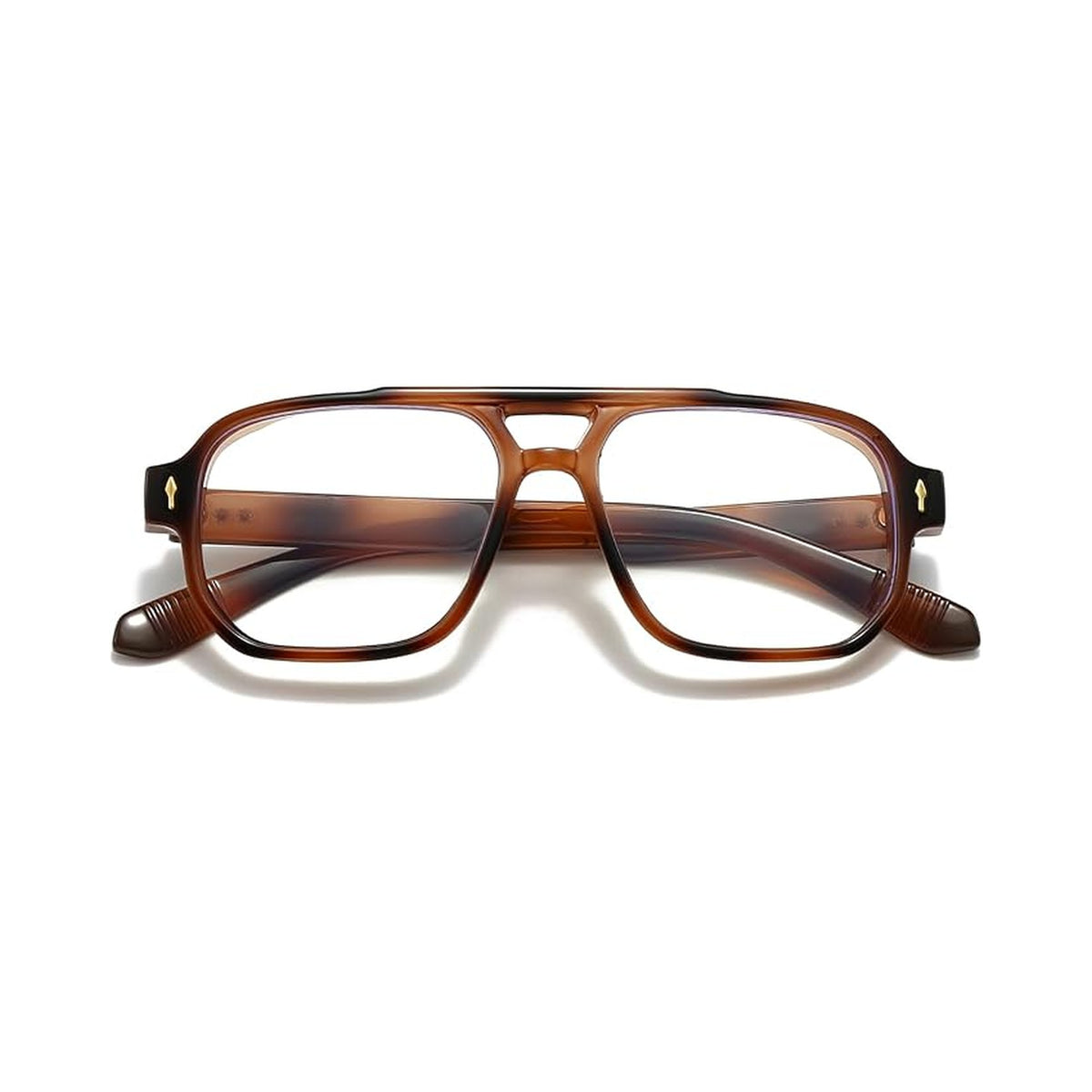 Pausini Tortoise Italian-inspired prescription glasses, front view
