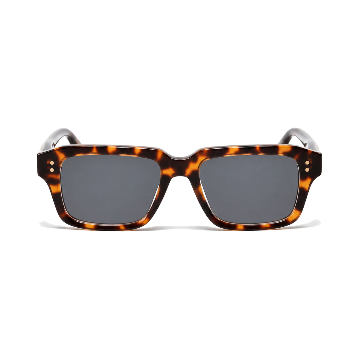Miami Tortoise rectangle prescription sunglasses, front view