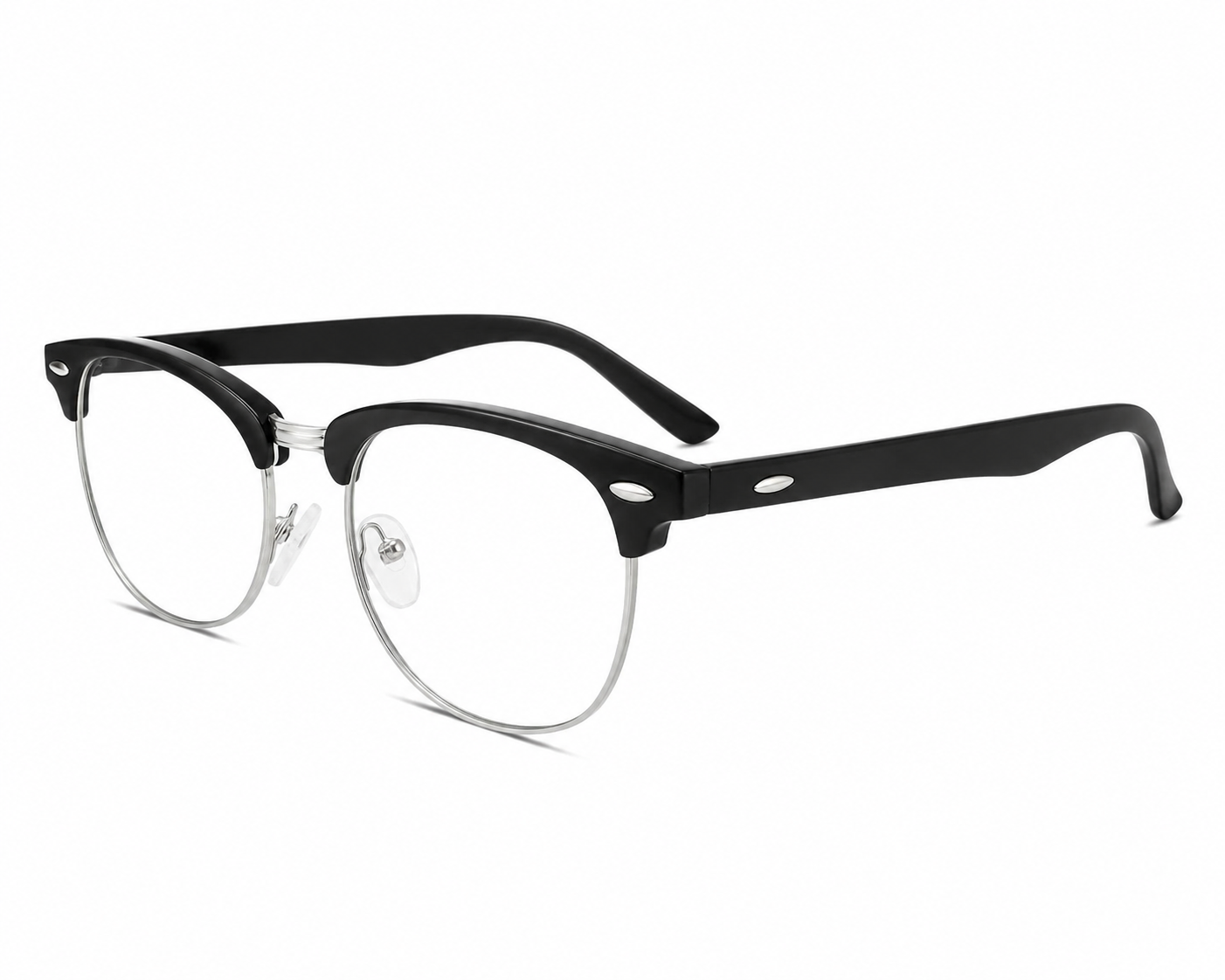 BudgetGlasses Barcelona Black/Silver