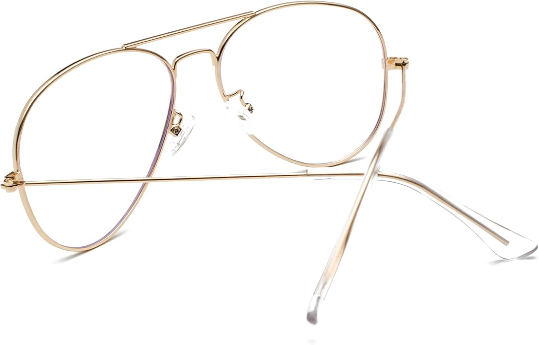 BudgetGlasses Aviator Gold – view 4
