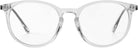 Sorrento Clear Italian-inspired transparent eyeglasses with lightweight, durable frame and modern clean lines