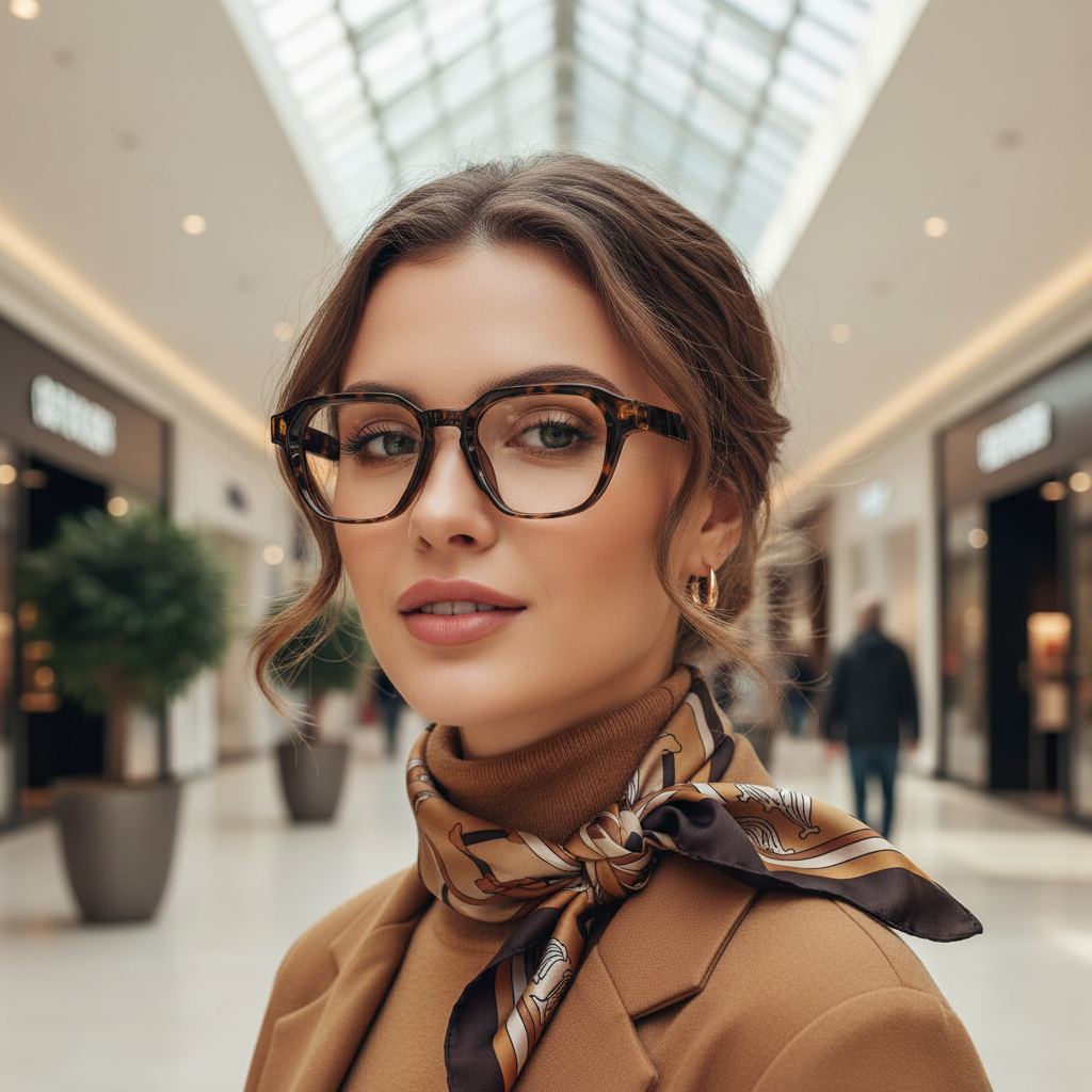 BudgetGlasses Roma Tortoise – view 2