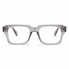 Miami Transparent Gray rectangle prescription glasses, view 3