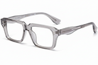 Miami Transparent Gray rectangle prescription glasses, view 4