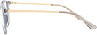 BudgetGlasses Sorrento Transparent Gray – view 5