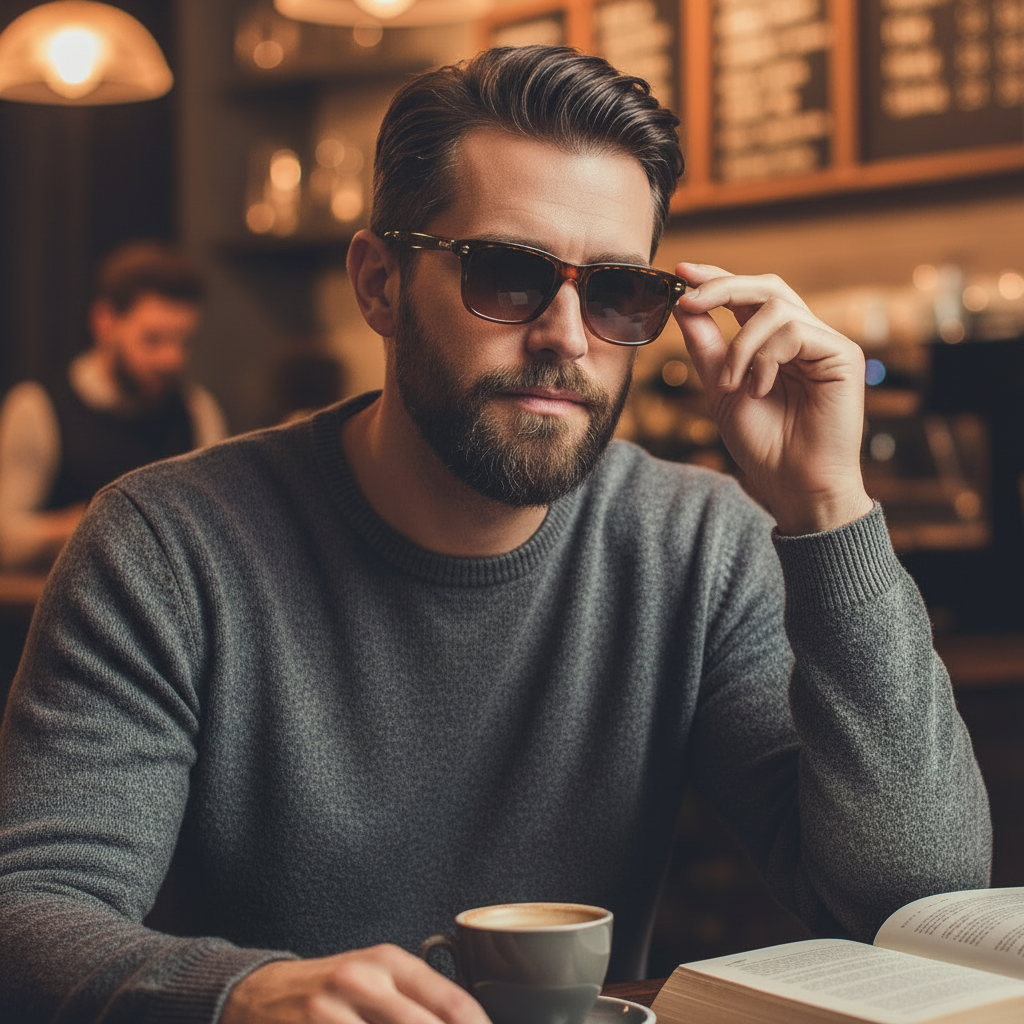 BudgetGlasses Miami Olive Green – view 3