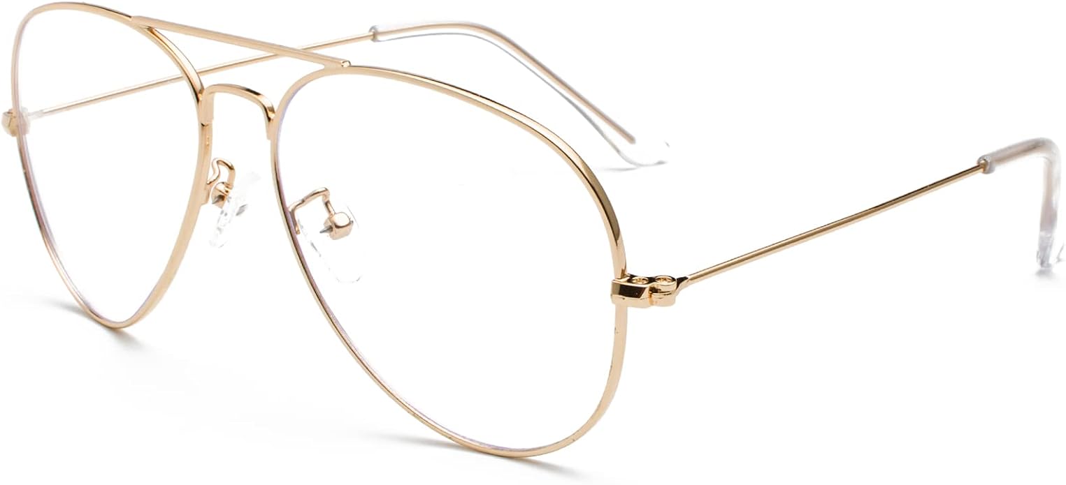 BudgetGlasses Aviator Gold