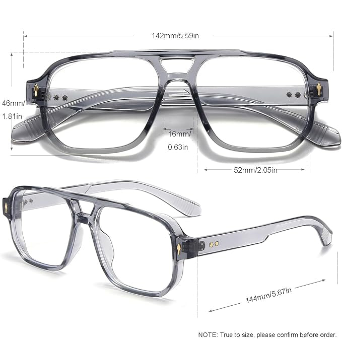 BudgetGlasses Pausini Gray – view 5
