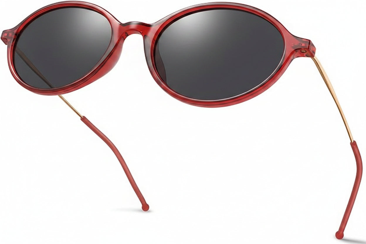 BudgetGlasses Olivia Burgundy Red – view 3