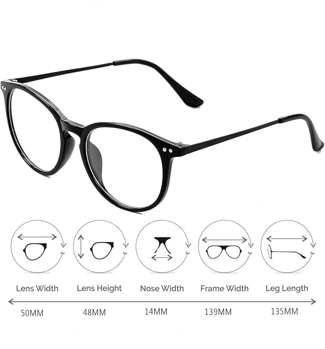 BudgetGlasses Sorrento Black – view 5