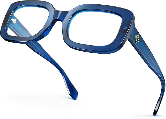 BudgetGlasses Antoinette Denim Blue
