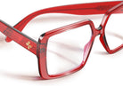 BudgetGlasses Harvard Women's Red – view 5