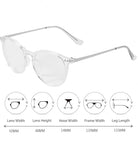 BudgetGlasses Sorrento Clear – view 5