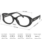 BudgetGlasses Milano Women's Black – view 4