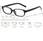BudgetGlasses Bordeaux Women's Black – view 5