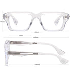 BudgetGlasses Miami Clear – view 3
