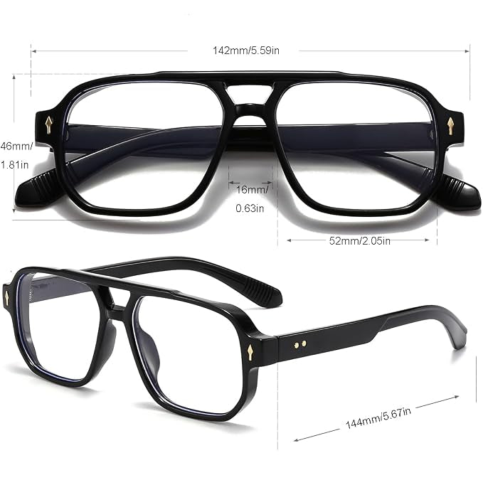 BudgetGlasses Pausini Black – view 6