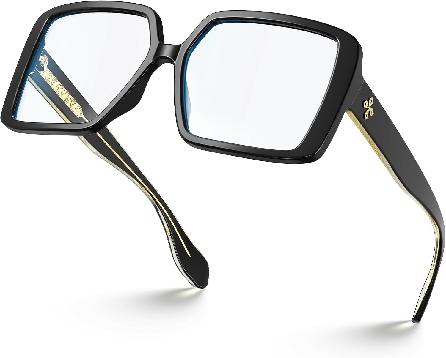 BudgetGlasses Harvard Women's Black – view 3