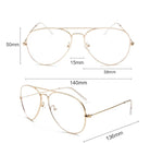 BudgetGlasses Aviator Gold – view 5