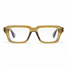 Miami Olive Green rectangle prescription glasses, view 3