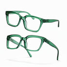 BudgetGlasses Havana Green – view 4