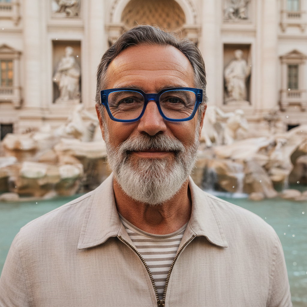 BudgetGlasses Sprezza Ocean Blue – view 3