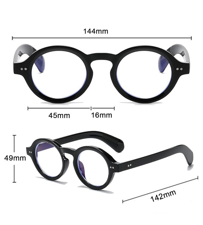 BudgetGlasses Amelie Black – view 7