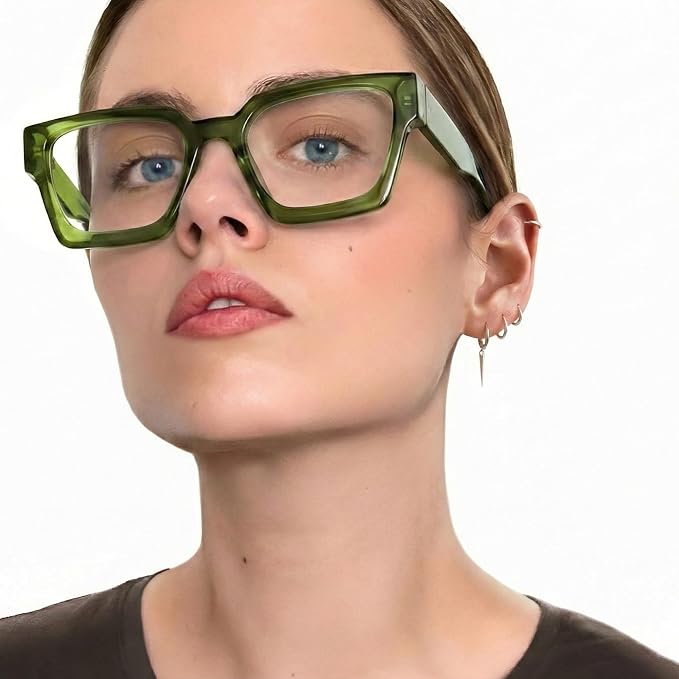 BudgetGlasses Sprezza Olive Green – view 2