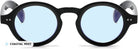 Amelie Black small round prescription glasses, view 9