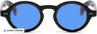 Amelie Black small round prescription glasses, view 7