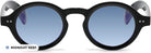 Amelie Black small round prescription glasses, view 4