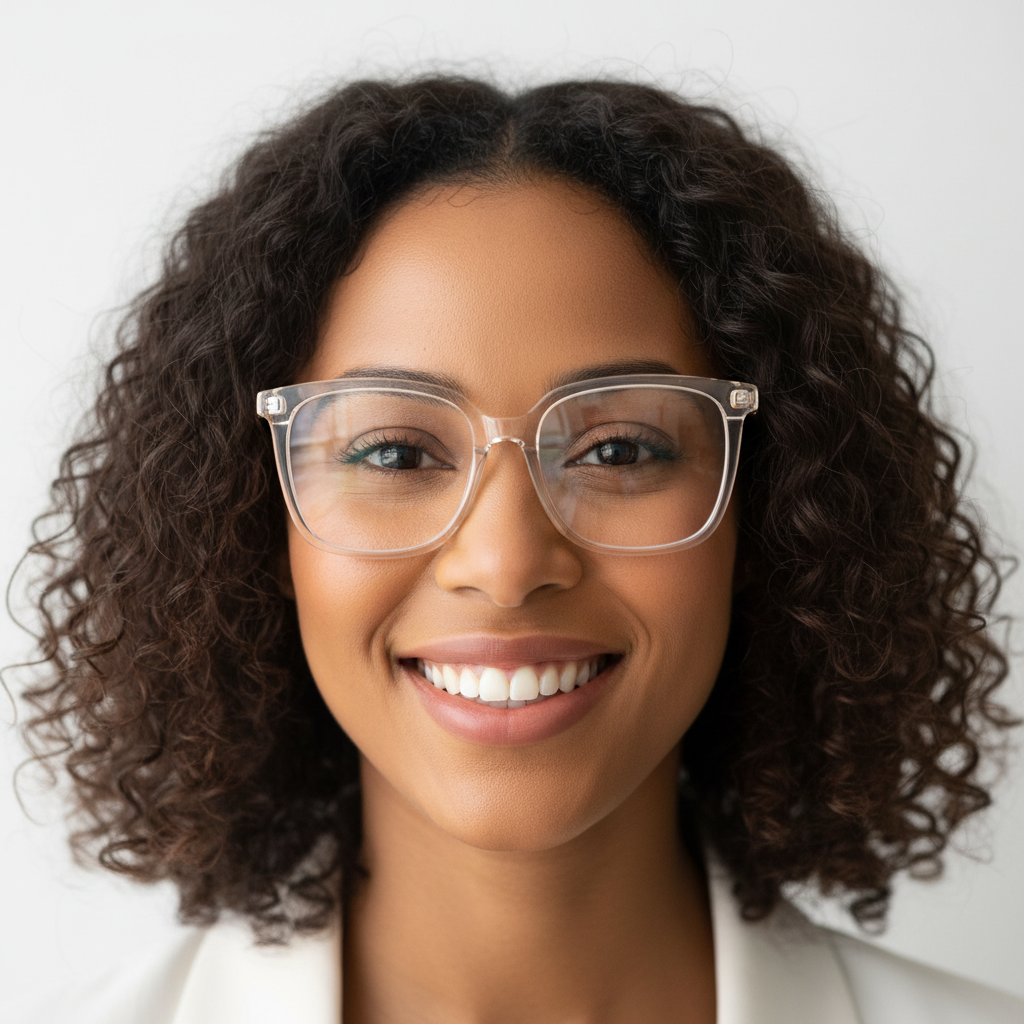 BudgetGlasses Havana Clear – view 2