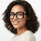 BudgetGlasses Harvard Women's Black – view 2