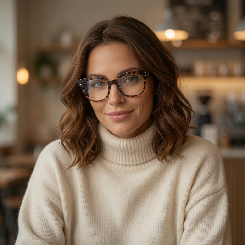 BudgetGlasses Maxime Tortoise – view 2