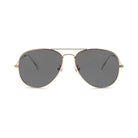 Aviator Gold aviator metal prescription sunglasses, front view