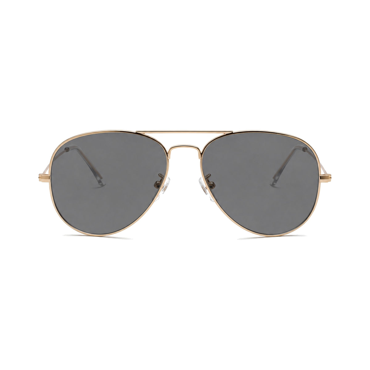 Aviator Gold Sun eyeglasses front view