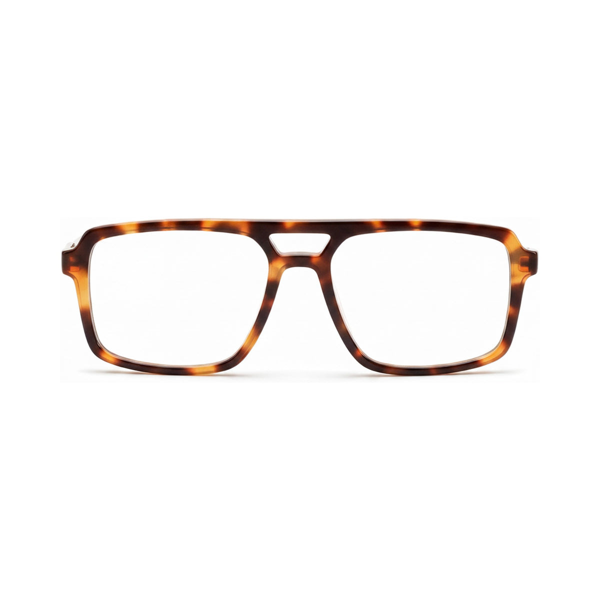 Berlin modern European prescription glasses, front view