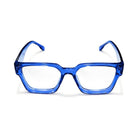 Sprezza Ocean Blue European-inspired prescription glasses, front view