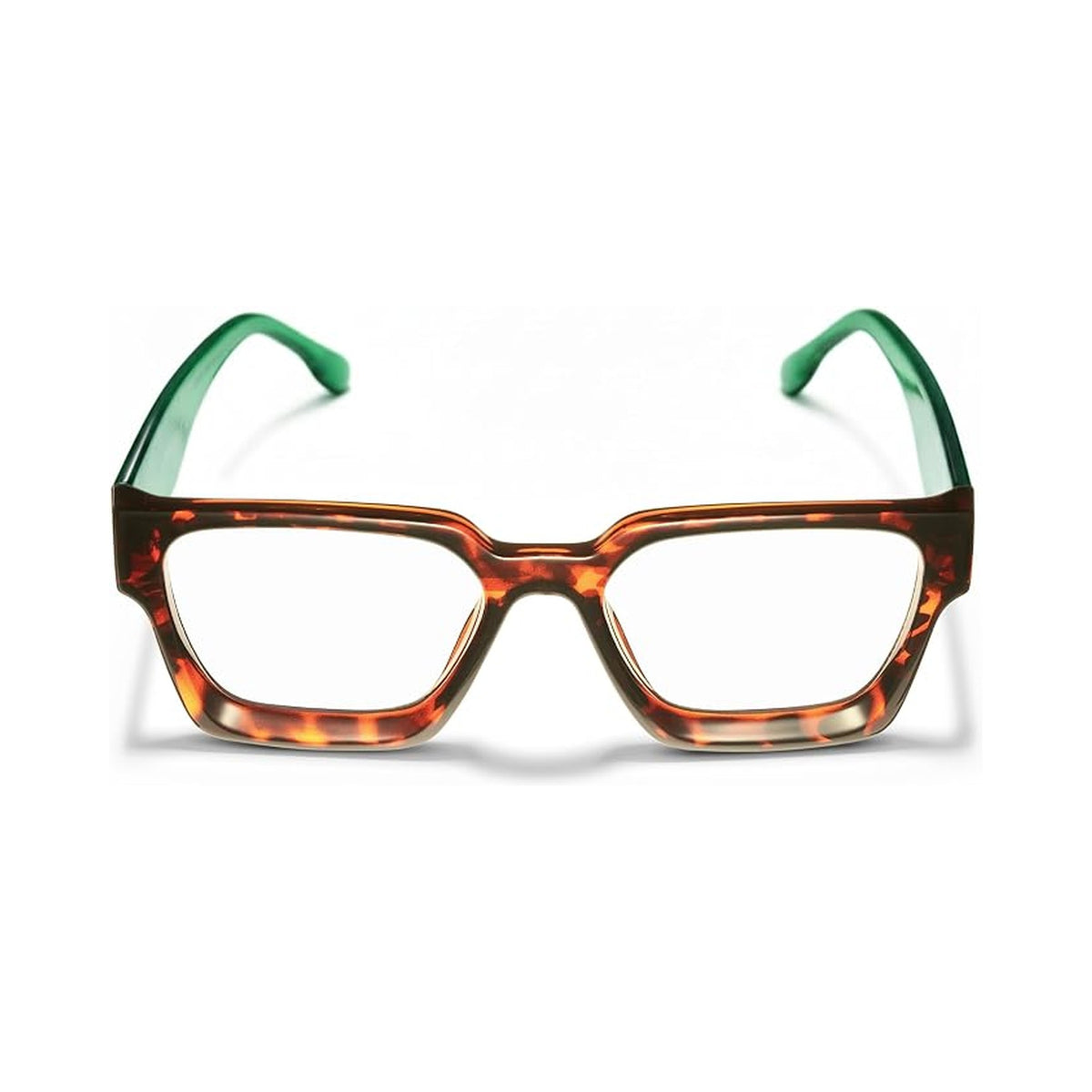 Sprezza Tortoise European-inspired prescription glasses, front view